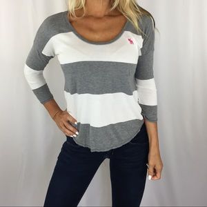 Abercrombie and Fitch 3/4 length sleeve top, small